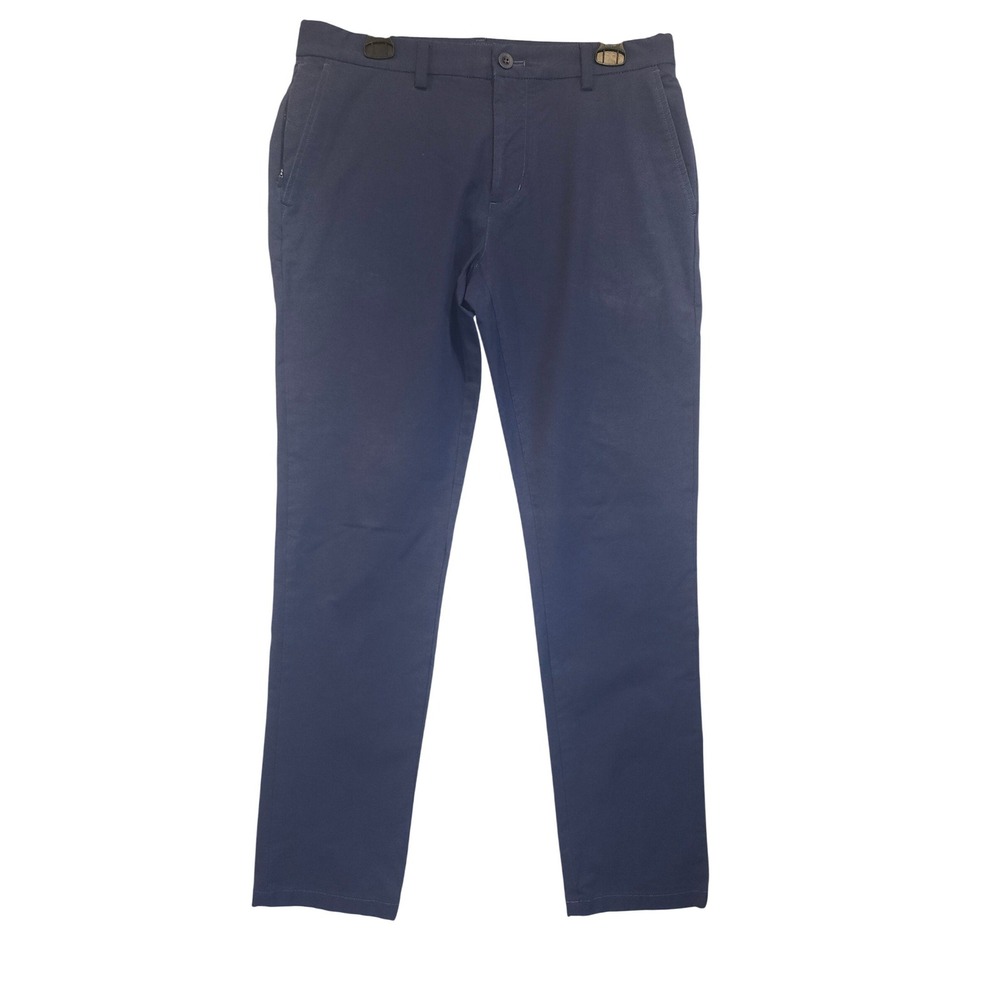 Vineyard Vines On The Go Pant Mens 31x32 Navy Blue Chino Performance Stretch - Picture 3 of 7